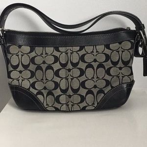 Black/Gray Coach purse